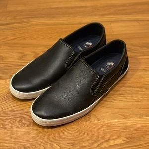Cole Haan Mens Nantucket Deck Slip-On Black Shoes 11.5
